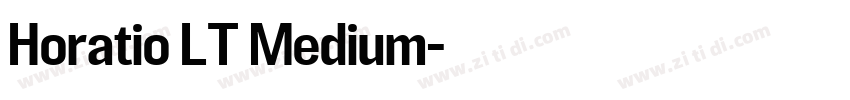 Horatio LT Medium字体转换